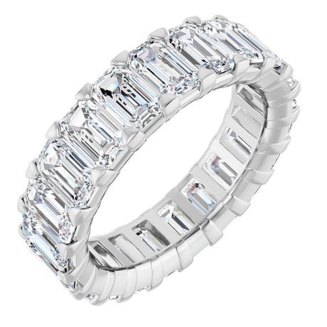 14K White Gold 6 3/4 CTW Lab-Grown Diamond Eternity Band Size 6.5