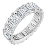 14K White Gold 6 3/4 CTW Lab-Grown Diamond Eternity Band Size 6.5