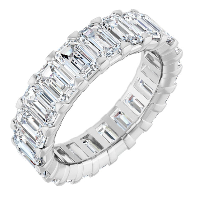 14K White Gold 6 3/4 CTW Lab-Grown Diamond Eternity Band Size 6.5