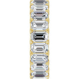 14K Yellow Gold 6 3/4 CTW Lab-Grown Diamond Eternity Band Size 6.5