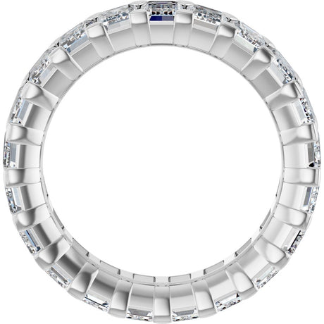 14K White Gold 6 3/4 CTW Lab-Grown Diamond Eternity Band Size 6.5