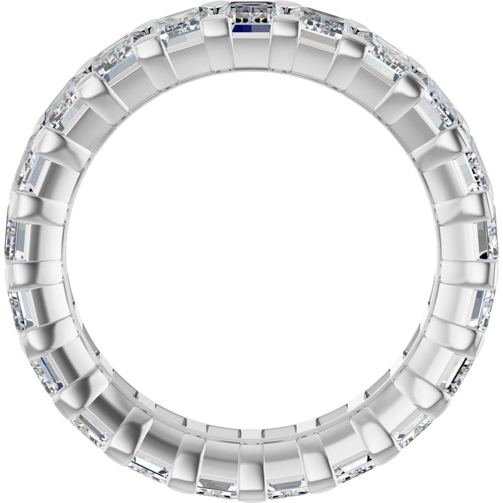 14K White Gold 6 3/4 CTW Lab-Grown Diamond Eternity Band Size 6.5