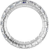 14K White Gold 6 3/4 CTW Lab-Grown Diamond Eternity Band Size 6.5
