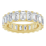 14K Yellow Gold 6 3/4 CTW Lab-Grown Diamond Eternity Band Size 6.5