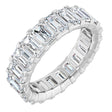 14K White Gold 6 3/4 CTW Lab-Grown Diamond Eternity Band Size 7