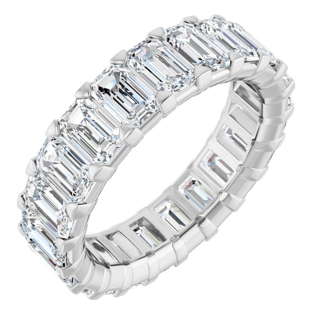 14K White Gold 6 3/4 CTW Lab-Grown Diamond Eternity Band Size 7