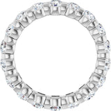 14K White Gold 2 9/10 CTW Lab-Grown Diamond Eternity Band Size 8