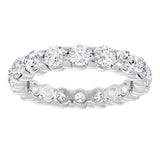14K White Gold 2 9/10 CTW Lab-Grown Diamond Eternity Band Size 8