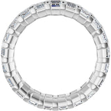 14K White Gold 6 3/4 CTW Lab-Grown Diamond Eternity Band Size 7