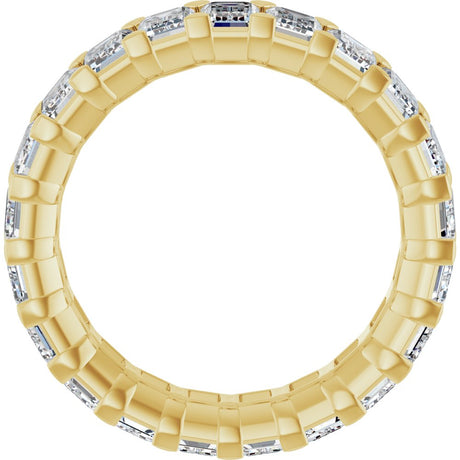 14K Yellow Gold 6 3/4 CTW Lab-Grown Diamond Eternity Band Size 7