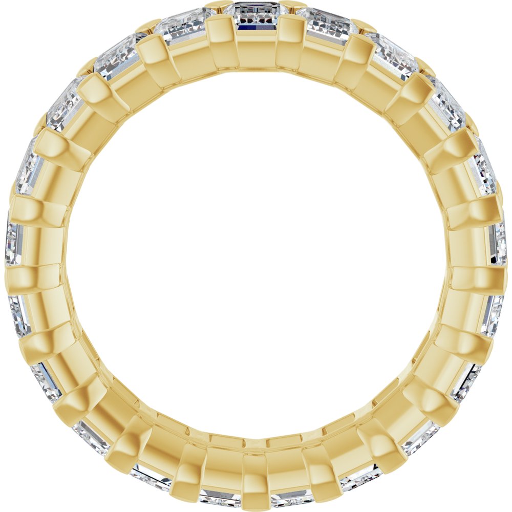 14K Yellow Gold 6 3/4 CTW Lab-Grown Diamond Eternity Band Size 7