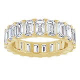 14K Yellow Gold 6 3/4 CTW Lab-Grown Diamond Eternity Band Size 7