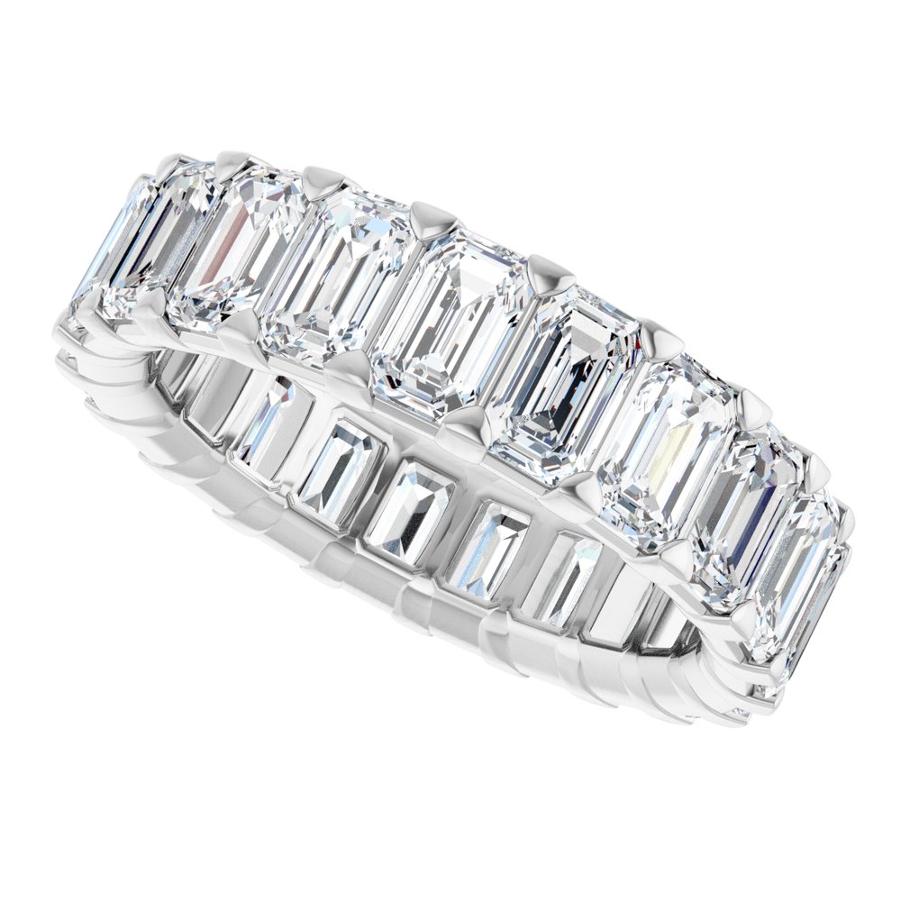 14K White Gold 6 3/4 CTW Lab-Grown Diamond Eternity Band Size 7