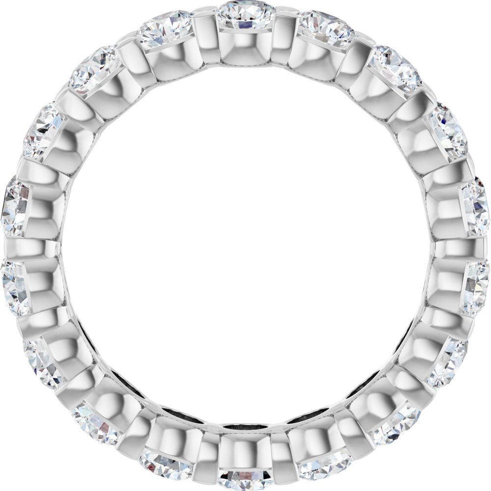 14K White Gold 2 3/4 CTW Lab-Grown Diamond Eternity Band Size 7