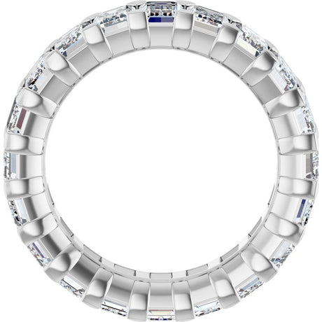 14K White Gold 6 1/2 CTW Lab-Grown Diamond Eternity Band Size 5