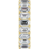14K Yellow Gold 6 3/4 CTW Lab-Grown Diamond Eternity Band Size 7