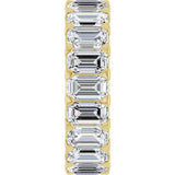 14K Yellow Gold 6 1/2 CTW Lab-Grown Diamond Eternity Band Size 5