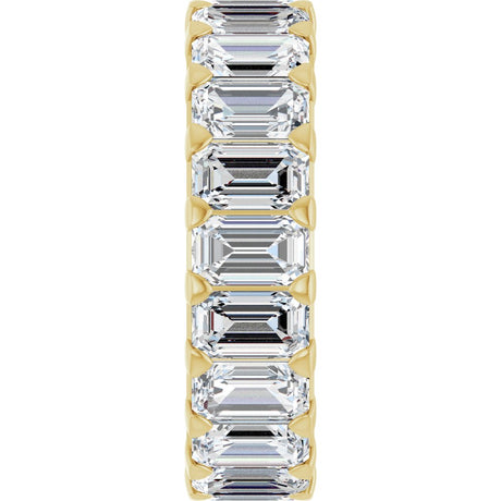14K Yellow Gold 6 1/2 CTW Lab-Grown Diamond Eternity Band Size 5