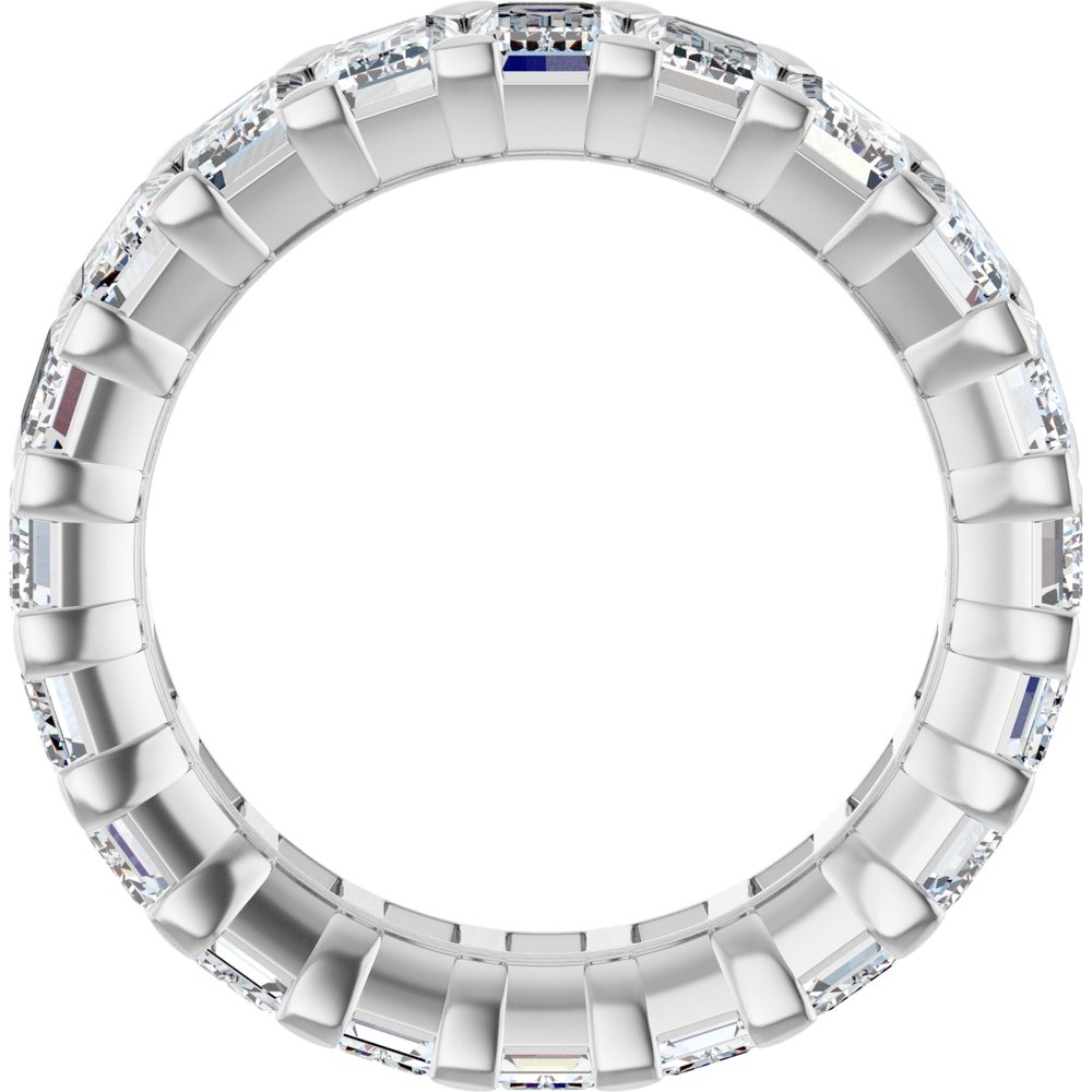 14K White Gold 6 1/2 CTW Lab-Grown Diamond Eternity Band Size 5.5
