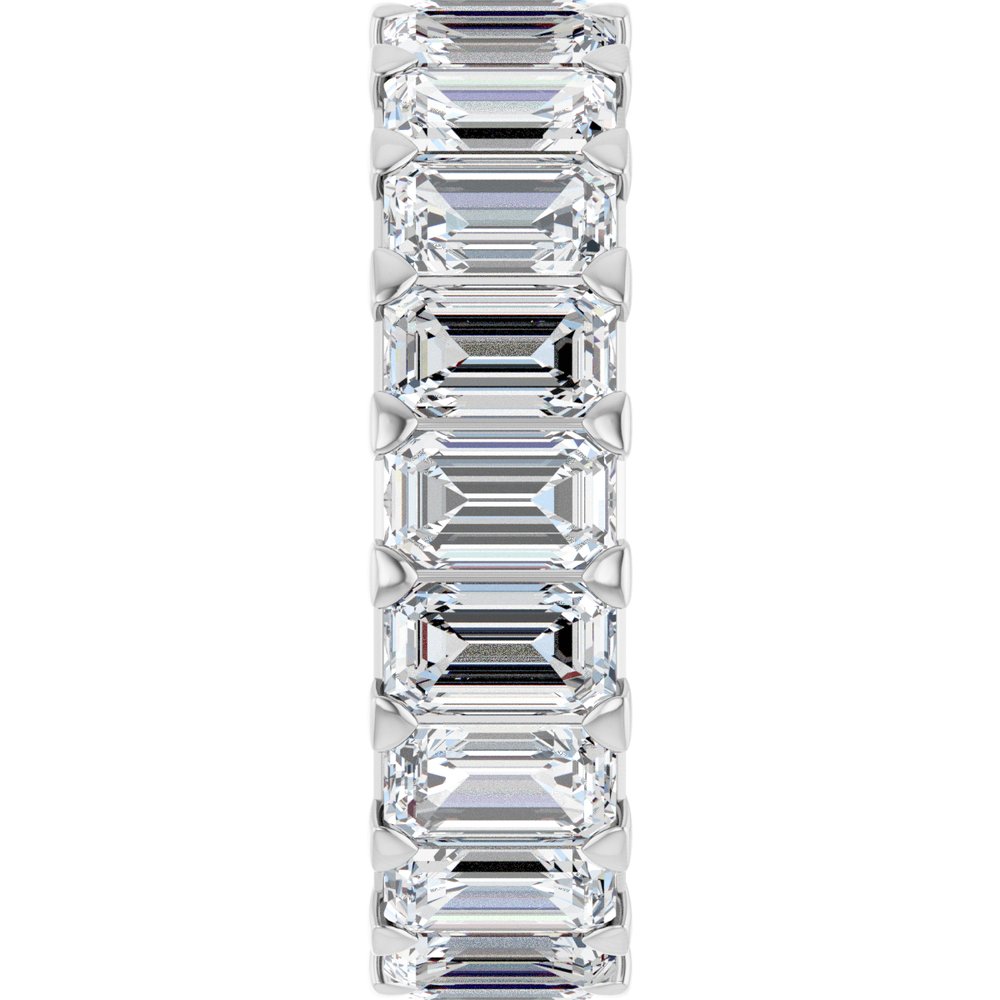 14K White Gold 6 1/2 CTW Lab-Grown Diamond Eternity Band Size 5.5