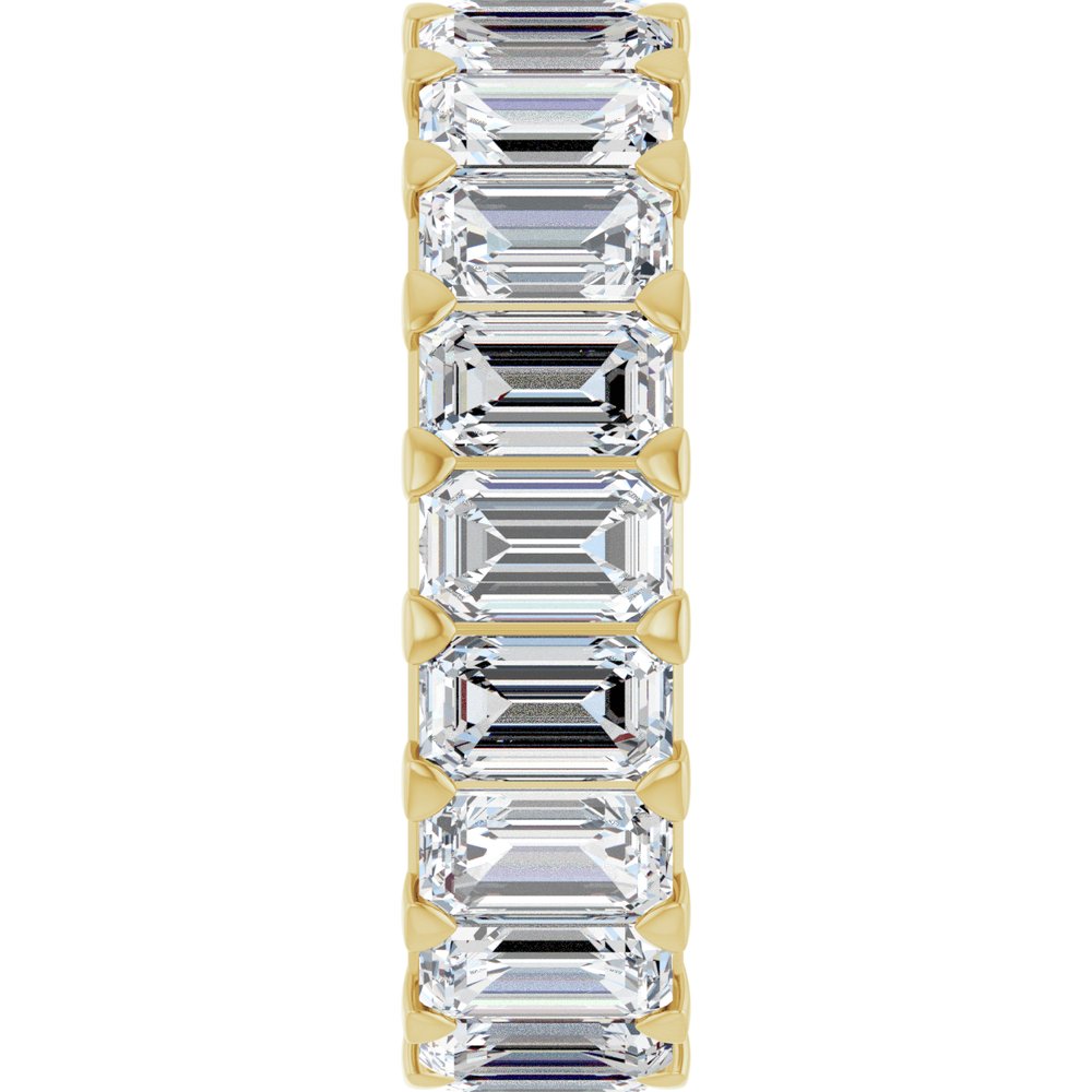 14K Yellow Gold 6 1/2 CTW Lab-Grown Diamond Eternity Band Size 5.5