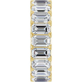 14K Yellow Gold 6 1/2 CTW Lab-Grown Diamond Eternity Band Size 5.5