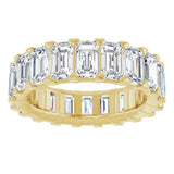 14K Yellow Gold 6 1/2 CTW Lab-Grown Diamond Eternity Band Size 5.5