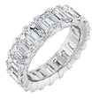 14K White Gold 6 1/2 CTW Lab-Grown Diamond Eternity Band Size 5.5