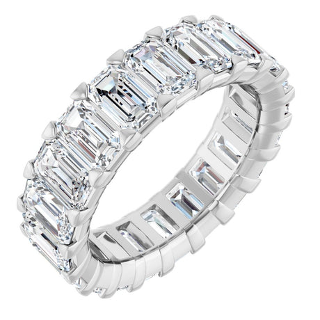 14K White Gold 6 1/2 CTW Lab-Grown Diamond Eternity Band Size 5.5