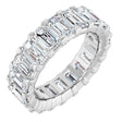 14K White Gold 6 1/2 CTW Lab-Grown Diamond Eternity Band Size 5