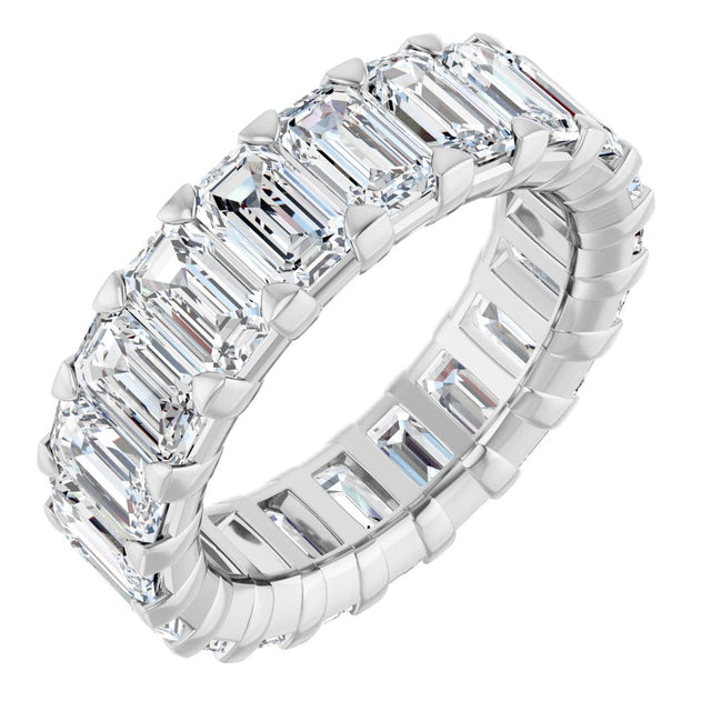 14K White Gold 6 1/2 CTW Lab-Grown Diamond Eternity Band Size 5