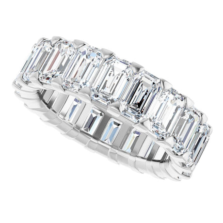 14K White Gold 6 1/2 CTW Lab-Grown Diamond Eternity Band Size 5