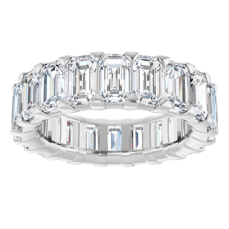 14K White Gold 6 1/2 CTW Lab-Grown Diamond Eternity Band Size 5