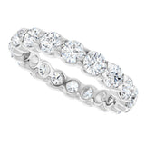 14K White Gold 2 3/4 CTW Lab-Grown Diamond Eternity Band Size 7