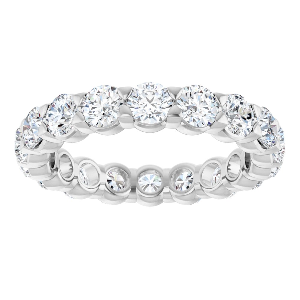 14K White Gold 2 3/4 CTW Lab-Grown Diamond Eternity Band Size 7