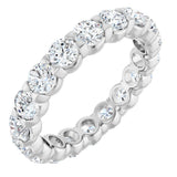 14K White Gold 2 3/4 CTW Lab-Grown Diamond Eternity Band Size 7