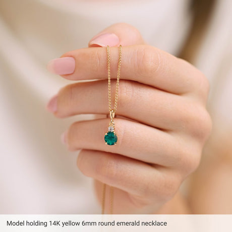 14K Yellow Gold Natural Pink Tourmaline & .03 CT Natural Diamond Pendant