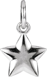 Sterling Silver Posh Mommy®  Star Charm/Pendant