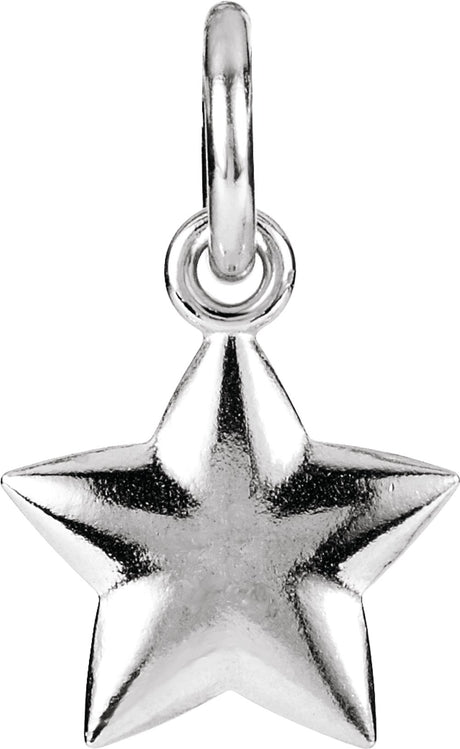 Sterling Silver Posh Mommy®  Star Charm/Pendant