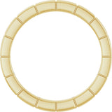 10K Yellow Gold 2 mm Fluted Band Size 7
