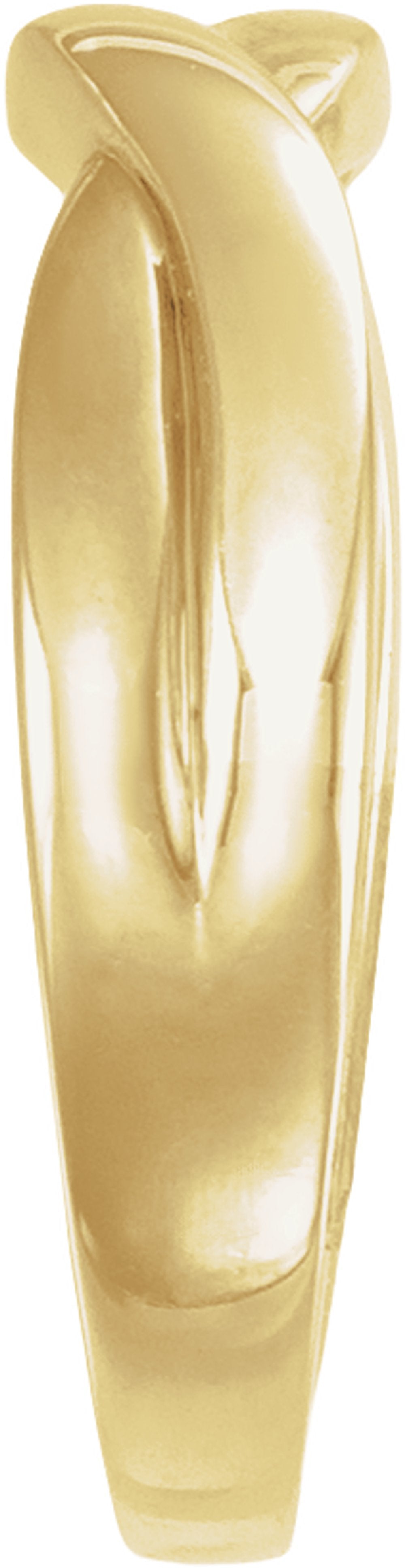 14K Yellow Gold Twisted Band Size 7