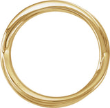 14K Yellow Gold Criss-Cross Band Size 7