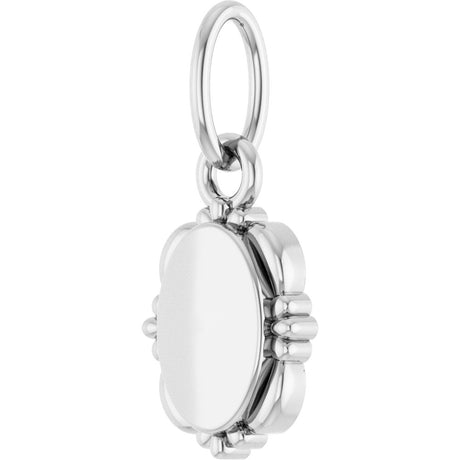 Sterling Silver Vintage-Inspired Pendant