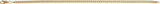 14K Yellow Gold 3 mm Curb 7" Chain
