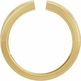 14K Yellow Gold 1/4 CTW Lab-Grown Diamond Open Band Size 7
