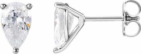 14K White Gold 3 CTW Lab-Grown Diamond Cocktail-Style Earrings