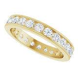 14K Yellow Gold 1 3/8 CTW Lab-Grown Diamond Eternity Band
