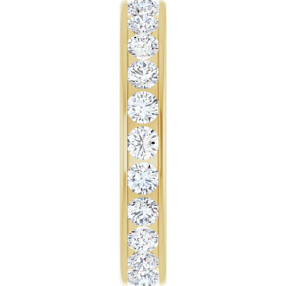 14K Yellow Gold 1 3/8 CTW Lab-Grown Diamond Eternity Band