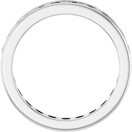 14K White Gold 1 3/8 CTW Lab-Grown Diamond Eternity Band