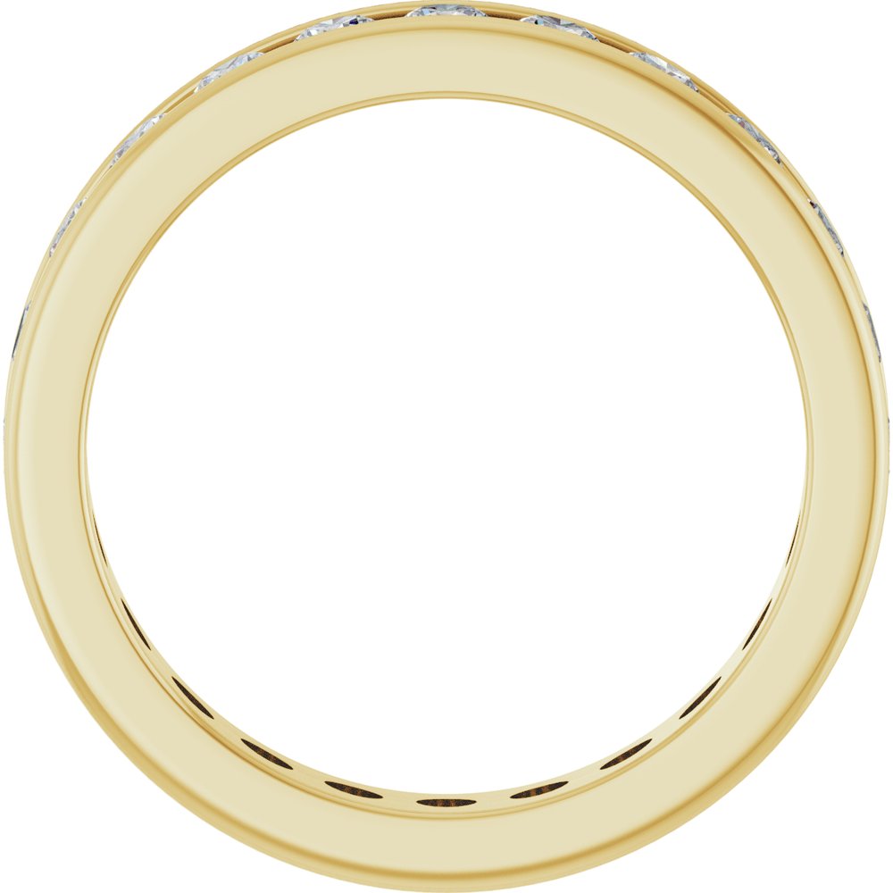 14K Yellow Gold 1 3/8 CTW Lab-Grown Diamond Eternity Band